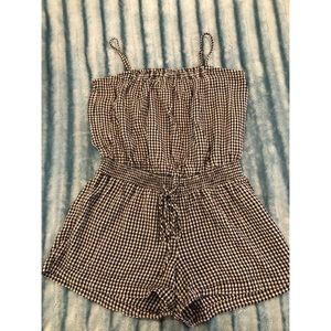 Gingham Romper